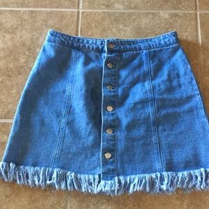 Denim skirt